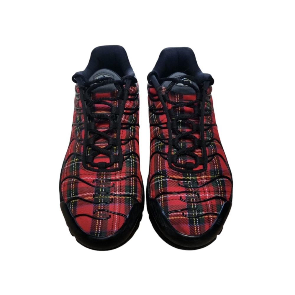EUC Worn 1x Nike Air Max Plus Tn Se Tartan Red and Black Plaid Sneakers